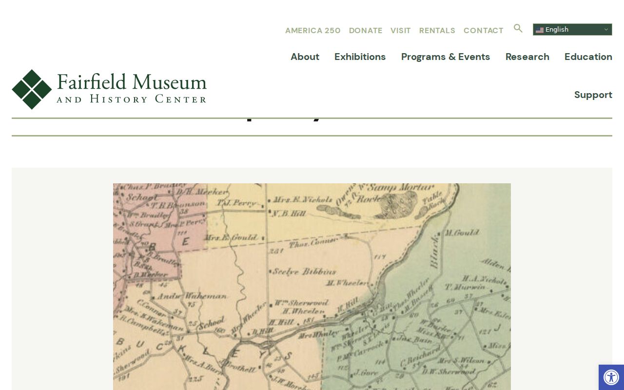 Fairfield previous residents house history research collection